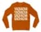Yachacha Yachacha, Gachacha Gachacha Men/Unisex Long Sleeve T-Shirt in Texas Orange Color
